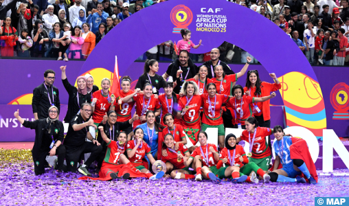 المغرب بطل كأس أمم إفريقيا داخل القاعة للسيدات بفوزه على تنزانيا (3-2)