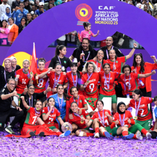 المغرب بطل كأس أمم إفريقيا داخل القاعة للسيدات بفوزه على تنزانيا (3-2)