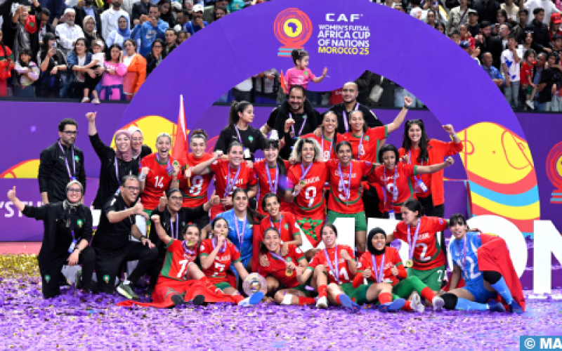 المغرب بطل كأس أمم إفريقيا داخل القاعة للسيدات بفوزه على تنزانيا (3-2)