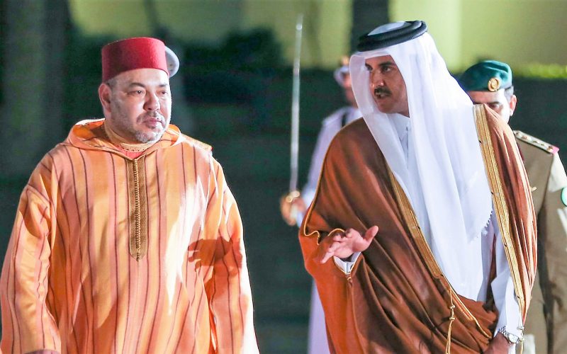 الملك محمد السادس يتصل هاتفيا بأمير قطر بعد الهجوم الإيراني