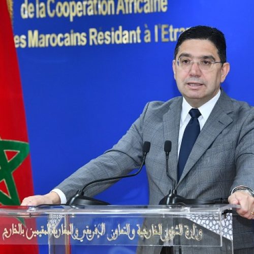 بوريطة: دعم المغرب لفلسطين يجمع العمل الدبلوماسي والميداني لتحقيق حل الدولتين